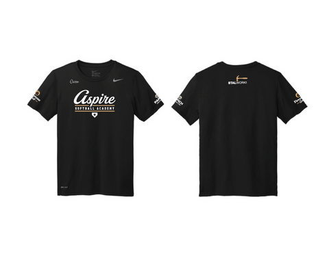 Aspire Softball Nike Training Tee (Unisex & Youth) - Custom Number Option