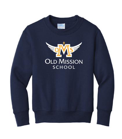 OMS Crewneck Sweatshirt 6th-7th-8th Grade Only