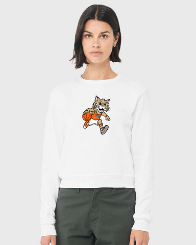 Los Gatos Ladies Crewneck White