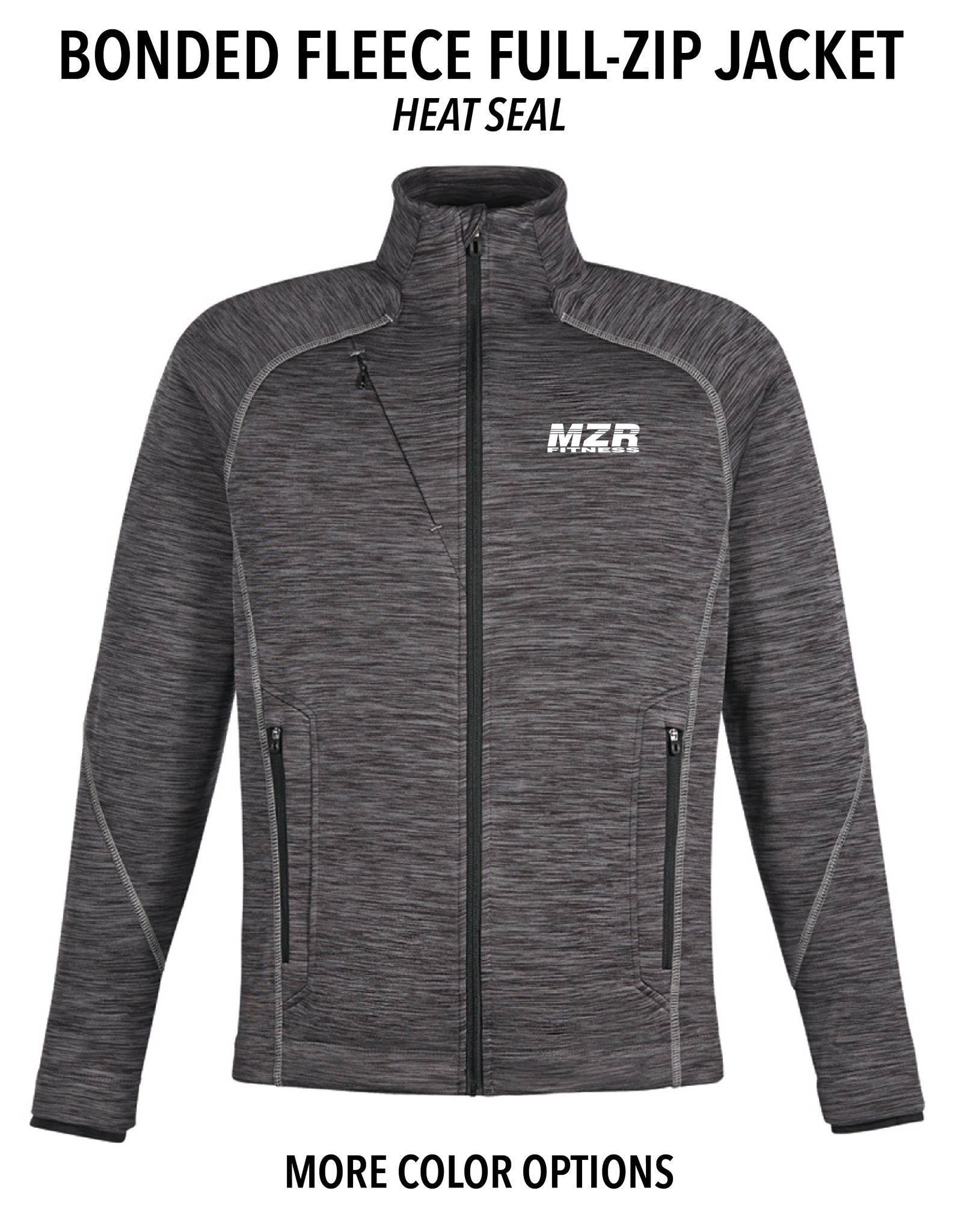 Men's North End® Melange Bonded Fleece Jacket - Embroidery Personalization  Available
